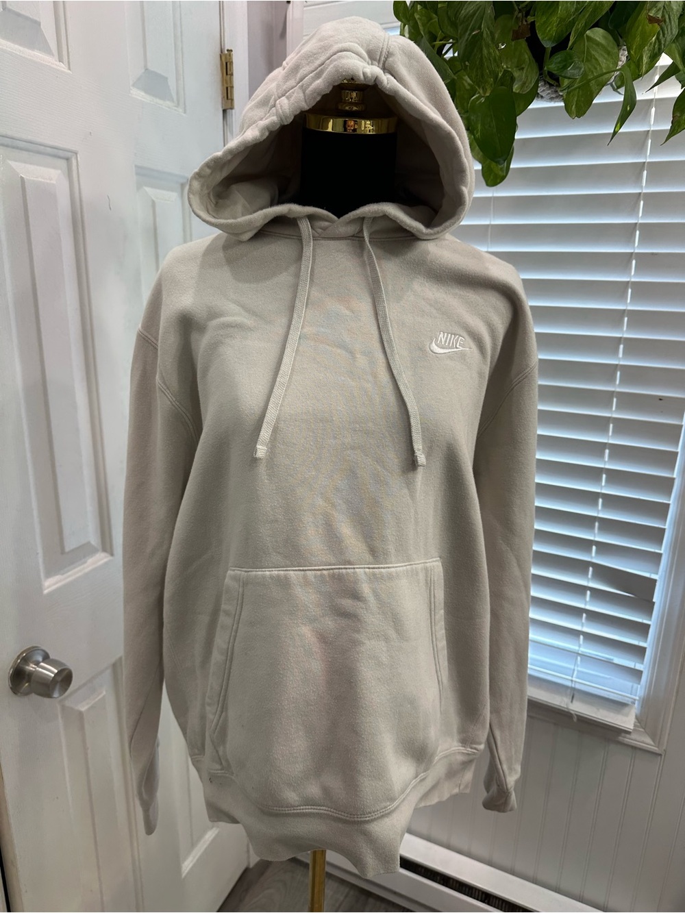 Nike Men's Hoodie in Light Beige